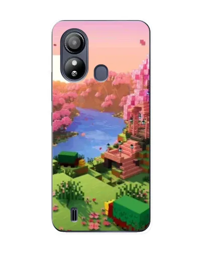 Чехол для ZTE Blade L220 с картинкой «Розовое дерево Minecraft» Чехол для ZTE Blade L220 с картинкой «Розовое дерево Minecraft»