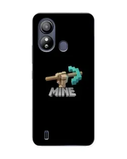 Чехол для ZTE Blade L220 с картинкой «Алмазная кирка»