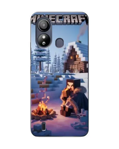 Чехол для ZTE Blade L220 с картинкой «Зимний Minecraft» Чехол для ZTE Blade L220 с картинкой «Зимний Minecraft»