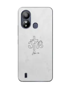 Чохол для ZTE Blade L220 з картинкою «Івана 3:16 Хрест»