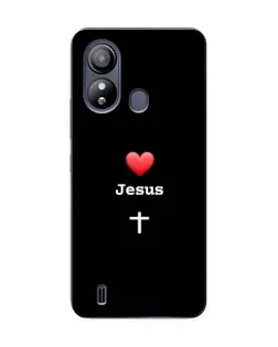 Чохол для ZTE Blade L220 з картинкою «Серце - Jesus»