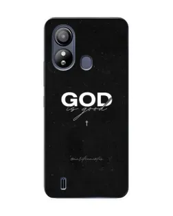 Чехол для ZTE Blade L220 с картинкой «GOD — Бог над всем»