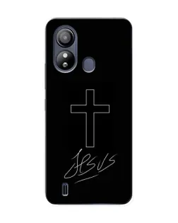 Чехол для ZTE Blade L220 с картинкой «Графический крест Jesus» Чехол для ZTE Blade L220 с картинкой «Графический крест Jesus»