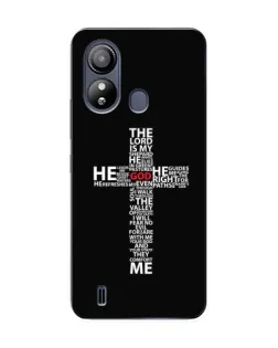 Чехол для ZTE Blade L220 с картинкой «Текстовый крест» Чехол для ZTE Blade L220 с картинкой «Текстовый крест»
