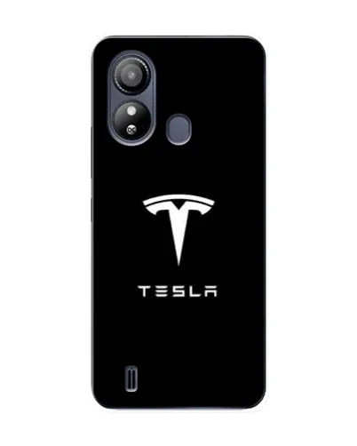 Чохол для ZTE Blade L220 з картинкою «Tesla White Logo»