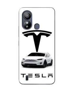 Чохол для ZTE Blade L220 з картинкою «Tesla White Style»