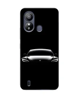 Чохол для ZTE Blade L220 з картинкою «Фари Tesla Night»