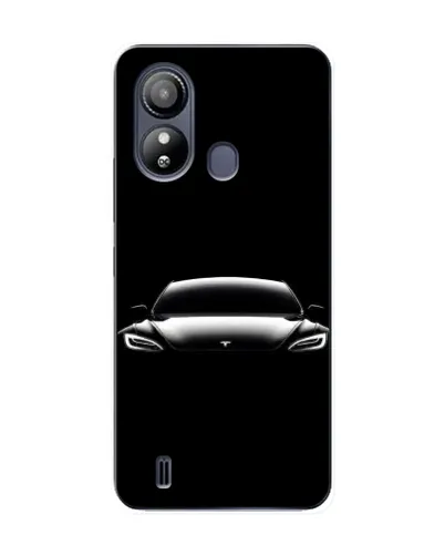 Чохол для ZTE Blade L220 з картинкою «Фари Tesla Night»