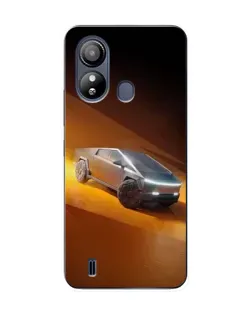 Чохол для ZTE Blade L220 з картинкою «Cybertruck у пустелі»