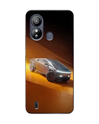 Чохол для ZTE Blade L220 з картинкою «Cybertruck у пустелі»