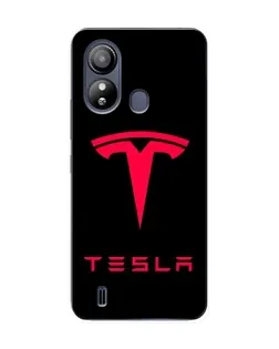 Чохол для ZTE Blade L220 з картинкою «Tesla Red Logo»