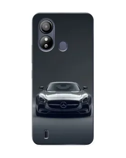 Чохол для ZTE Blade L220 з картинкою «Mercedes на чорному»