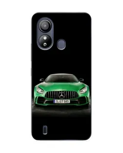 Чохол для ZTE Blade L220 з картинкою «Mercedes — неоновий лого»