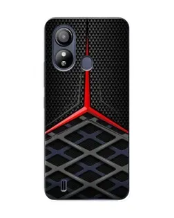 Чохол для ZTE Blade L220 з картинкою «Mercedes Carbon Grid»