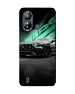 Чохол для ZTE Blade L220 з картинкою «Темний Mercedes AMG»