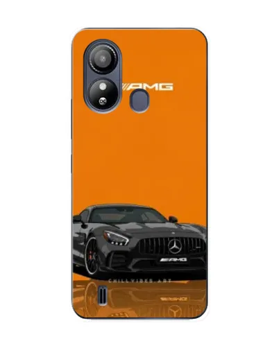 Чохол для ZTE Blade L220 з картинкою «Помаранчевий Mercedes AMG»
