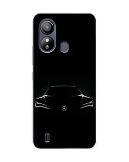 Чохол для ZTE Blade L220 з картинкою «Mercedes — силует авто» Чохол для ZTE Blade L220 з картинкою «Mercedes — силует авто»