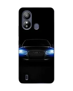 Чохол для ZTE Blade L220 з картинкою «Audi в неоні»