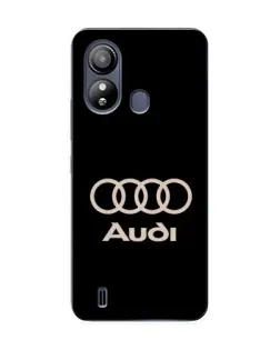 Чохол для ZTE Blade L220 з картинкою «Audi — золотий логотип»