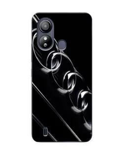 Чохол для ZTE Blade L220 з картинкою «Audi — абстрактні кільця»