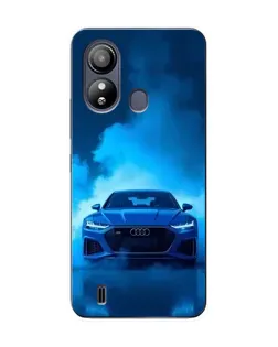 Чохол для ZTE Blade L220 з картинкою «Audi — блакитна енергія»