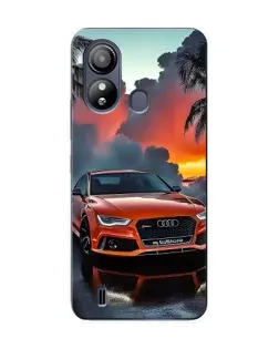 Чохол для ZTE Blade L220 з картинкою «Audi — захід сонця»