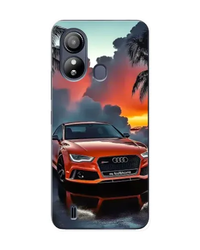 Чохол для ZTE Blade L220 з картинкою «Audi — захід сонця»