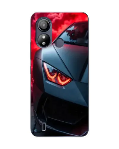 Чохол для ZTE Blade L220 з картинкою «Lamborghini червоне сяйво»