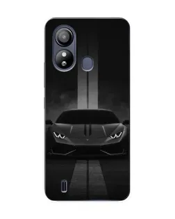 Чохол для ZTE Blade L220 з картинкою «Lamborghini симетрія доріг»