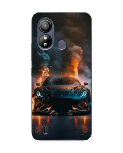 Чохол для ZTE Blade L220 з картинкою «Lamborghini димна естетика»