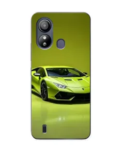 Чохол для ZTE Blade L220 з картинкою «Салатовий Lamborghini Huracan»