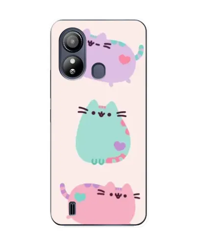 Чехол для ZTE Blade L220 с картинкой «Pusheen трио» Чехол для ZTE Blade L220 с картинкой «Pusheen трио»