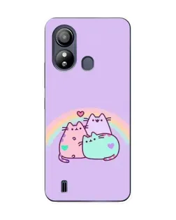 Чехол для ZTE Blade L220 с картинкой «Радужные Пушины»