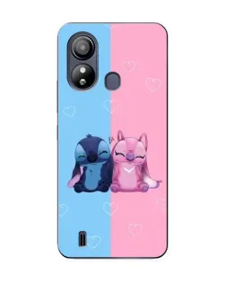 Чехол для ZTE Blade L220 с картинкой «Stitch и Angel Love»