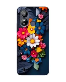 Чохол для ZTE Blade L220 з картинкою «Квіткова феєрія»