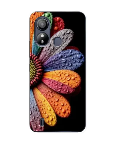 Чехол для ZTE Blade L220 с картинкой «Радужный цветок»