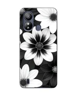 Чохол для ZTE Blade L220 з картинкою «Монохромні айстри»