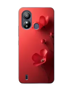 Чохол для ZTE Blade L220 з картинкою «Макові суцвіття»