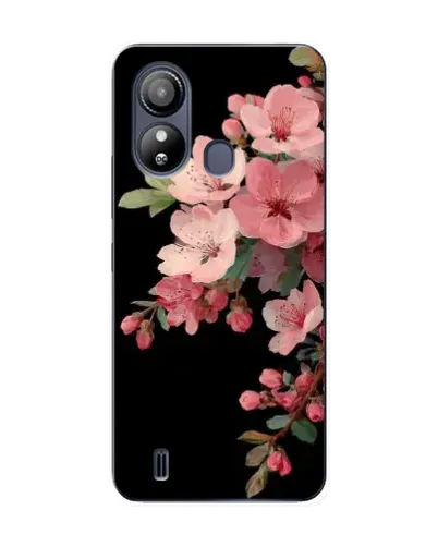 Чехол для ZTE Blade L220 с картинкой «Розовая ветка сакуры»