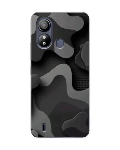 Чохол для ZTE Blade L220 з картинкою «Темний абстрактний камуфляж»