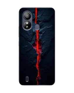 Чохол для ZTE Blade L220 з картинкою «Червона лавова тріщина»