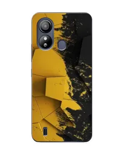 Чохол для ZTE Blade L220 з картинкою «Золоті уламки геометрії»