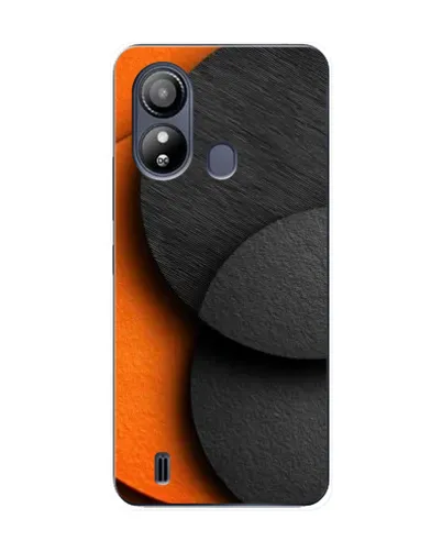 Чохол для ZTE Blade L220 з картинкою «Геометрія помаранчевих кіл»