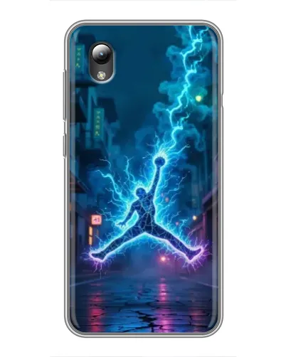Чехол для ZTE Blade L8 с картинкой «Jordan Gold Jumpman»