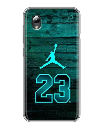 Чехол для ZTE Blade L8 с картинкой «Jordan Cyan 23»