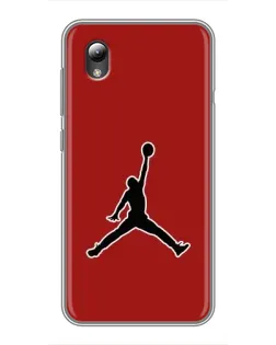 Чехол для ZTE Blade L8 с картинкой «Jordan Red Back»