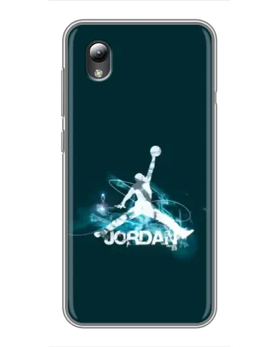 Чехол для ZTE Blade L8 с картинкой «Jordan Blue Fire»