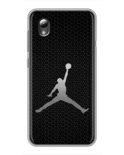 Чехол для ZTE Blade L8 с картинкой «Jordan Dark Carbon»