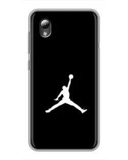 Чехол для ZTE Blade L8 с картинкой «Jordan Silhouette»
