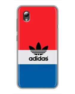 Чехол для ZTE Blade L8 с картинкой «Ретро блоки Adidas»